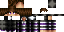 Minecraft skin texture, 64x32 legacy pixels