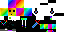 Minecraft skin texture, 64x32 legacy pixels