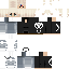 Minecraft skin texture, 64x64 pixels