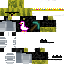 Minecraft skin texture, 64x64 pixels
