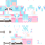 Minecraft skin texture, 64x64 pixels
