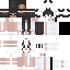 Minecraft skin texture, 64x64 pixels