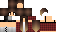 Minecraft skin texture, 64x32 legacy pixels