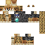 Minecraft skin texture, 64x64 pixels