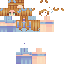 Minecraft skin texture, 64x64 pixels
