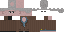 Minecraft skin texture, 64x32 legacy pixels