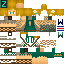 Minecraft skin texture, 64x64 pixels