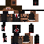 Minecraft skin texture, 64x64 pixels