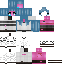 Minecraft skin texture, 64x64 pixels