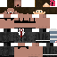 Minecraft skin texture, 64x64 pixels