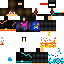 Minecraft skin texture, 64x64 pixels