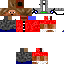 Minecraft skin texture, 64x64 pixels