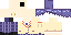 Minecraft skin texture, 64x32 legacy pixels