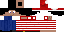 Minecraft skin texture, 64x32 legacy pixels