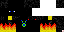 Minecraft skin texture, 64x32 legacy pixels