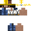 Classic Minecraft skin texture, 64x64 pixels