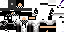 Minecraft skin texture, 64x32 legacy pixels