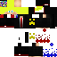 Minecraft skin texture, 64x64 pixels