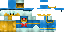 Minecraft skin texture, 64x32 legacy pixels