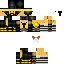 Minecraft skin texture, 64x64 pixels