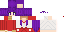 Minecraft skin texture, 64x32 legacy pixels