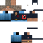 Minecraft skin texture, 64x64 pixels