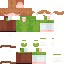 Minecraft skin texture, 64x64 pixels