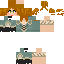 Minecraft skin texture, 64x64 pixels