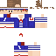 Minecraft skin texture, 64x64 pixels