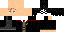 Minecraft skin texture, 64x32 legacy pixels