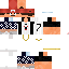 Minecraft skin texture, 64x64 pixels