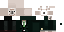 Minecraft skin texture, 64x32 legacy pixels