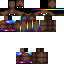 Minecraft skin texture, 64x64 pixels