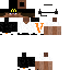 Minecraft skin texture, 64x64 pixels