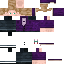 Minecraft skin texture, 64x64 pixels