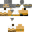 Minecraft skin texture, 64x64 pixels