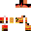 Minecraft skin texture, 64x64 pixels