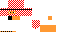 White Minecraft skin texture, 64x32 legacy pixels