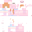 Minecraft skin texture, 64x64 pixels