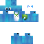 Minecraft skin texture, 64x64 pixels