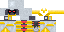 Minecraft skin texture, 64x32 legacy pixels