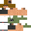 Minecraft skin texture, 64x64 pixels