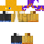 Minecraft skin texture, 64x64 pixels