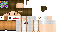 Minecraft skin texture, 64x32 legacy pixels