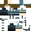 Minecraft skin texture, 64x64 pixels