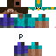 Minecraft skin texture, 64x64 pixels