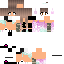 Minecraft skin texture, 64x64 pixels