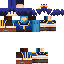 Minecraft skin texture, 64x64 pixels