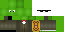 Minecraft skin texture, 64x32 legacy pixels