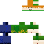 Minecraft skin texture, 64x64 pixels